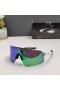 Oakley Evzero Blades Sunglasses White Black Frame Prizm Galaxy Jade Lenses