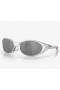 Oakley Eye Jacket™ Redux Sunglasses Silver Frame Prizm Black Polarized Lenses