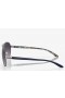 Oakley Feedback Sunglasses Polished Chrome Frame Prizm Grey Gradient Lenses