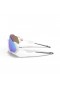 Oakley Flight Jacket™ Sunglasses Matte White Frame Prizm Sapphire Lens