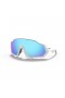 Oakley Flight Jacket™ Sunglasses Matte White Frame Prizm Sapphire Lens