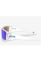 Oakley Heliostat Sunglasses Clear Frame Prizm Sapphire Polarized Lenses