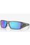 Oakley Heliostat Sunglasses Matte Grey Smoke Frame Prizm Sapphire Polarized Lenses