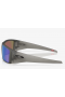Oakley Heliostat Sunglasses Matte Grey Smoke Frame Prizm Sapphire Polarized Lenses