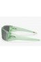 Oakley Heliostat Sunglasses Matte Transparent Jade Frame Prizm Black Lenses