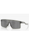 Oakley Helux Sunglasses Grey Smoke Frame Prizm Black Lenses