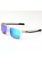 Oakley Holbrook Metal Sunglasses Rose Gold Frame Polarized Sapphire Lenses