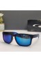 Oakley Holbrook Sunglasses Black Blue Frame Polarized Sapphire Lenses