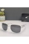 Oakley Holbrook Sunglasses Crystal Frame Polarized Dark Gray Lenses