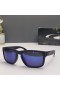 Oakley Holbrook Sunglasses Matte Black Frame Polarized Deep Blue Lenses