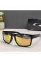 Oakley Holbrook Sunglasses Matte Black Frame Polarized Gold Lenses