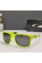 Oakley Holbrook Sunglasses Neon Green Frame Polarized Gray Lenses