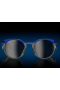 Oakley HSTN Sunglasses Transparent Crystal Blue Frame Prizm Black Lenses