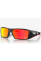 Oakley Kansas City Chiefs Heliostat Sunglasses Matte Black Frame Prizm Ruby Lenses