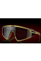 Oakley Latch Panel Sunglasses Gold Grass Frame Prizm Black Lenses