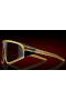 Oakley Latch Panel Sunglasses Gold Grass Frame Prizm Black Lenses