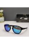 Oakley Latch Sunglasses Matte Black Frame Polarized Sapphire Lenses