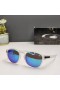 Oakley Latch Sunglasses Matte Clear Frame Polarized Sapphire Lenses