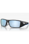 Oakley Los Angeles Chargers Heliostat Sunglasses Matte Black Frame Prizm Deep Water Polarized Lenses