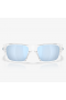 Oakley Masseter Sunglasses Polished Clear Frame Prizm Deep Water Polarized Lenses