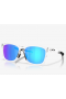 Oakley Paracord Sunglasses Polished Clear Frame Prizm Sapphire Lenses