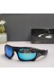 Oakley Pit Boss II Sunglasses Matte Black Frame Polarized Sapphire Lenses