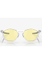 Oakley Pitchman Sunglasses Clear Frame Prizm Gaming 2.0 Lenses