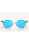 Oakley Pitchman Sunglasses Polished Clear Frame Prizm Sapphire Lenses