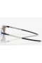Oakley Pitchman Sunglasses Polished Clear Frame Prizm Sapphire Lenses
