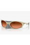 Oakley Plantaris Sunglasses Matte Sand Frame Prizm Brown Gradient Lenses
