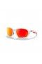 Oakley Plazma Low Bridge Fit Sunglasses White Frame Prizm Ruby Lens