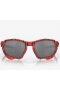 Oakley Plazma Sunglasses Red Tiger Frame Prizm Black Lenses
