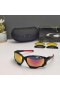 Oakley Racing Jacket Sunglasses Black Red Frame Prizm Ruby Lenses