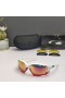 Oakley Racing Jacket Sunglasses Red White Frame Prizm Ruby Lenses