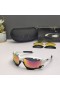Oakley Racing Jacket Sunglasses White Black Frame Prizm Ruby Lenses