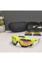 Oakley Racing Jacket Sunglasses Yellow Black Frame Prizm Ruby Lenses