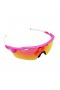 Oakley Radar EV Path OO9275 Sunglasses Pink White Frame Prizm Ruby Lens