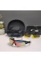 Oakley Radar Path Sunglasses Black White Frame Galaxy Ruby Lenses White Icon