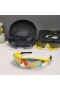 Oakley Radar Path Sunglasses Black Yellow Frame Galaxy Ruby Lenses