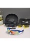 Oakley Radar Path Sunglasses Blue Black Frame Galaxy Ruby Lenses