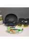 Oakley Radar Path Sunglasses Green Black Frame Galaxy Ruby Lenses