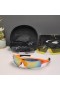 Oakley Radar Path Sunglasses Orange Black Frame Galaxy Gold Lenses