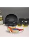 Oakley Radar Path Sunglasses Red Yellow Frame Galaxy Ruby Lenses