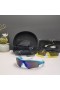 Oakley Radar Path Sunglasses White Blue Frame Deep Blue Lenses