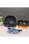 Oakley RadarLock Path Sunglasses Black Frame Polarized Deep Blue Lenses