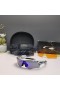 Oakley RadarLock Path Sunglasses OO9181 Polished Gray Frame Prizm Deep Blue Lenses