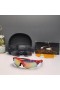 Oakley RadarLock Path Sunglasses OO9181 Red Frame Prizm Galaxy Gold Lenses