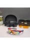 Oakley RadarLock Path Sunglasses Red Blue Frame Polarized Galaxy Gold Lenses