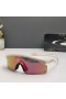 Oakley Razor Blades Sunglasses Ivory Frame Ruby Lenses