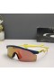 Oakley Razor Blades Sunglasses Yellow Navy Frame Ruby Lenses